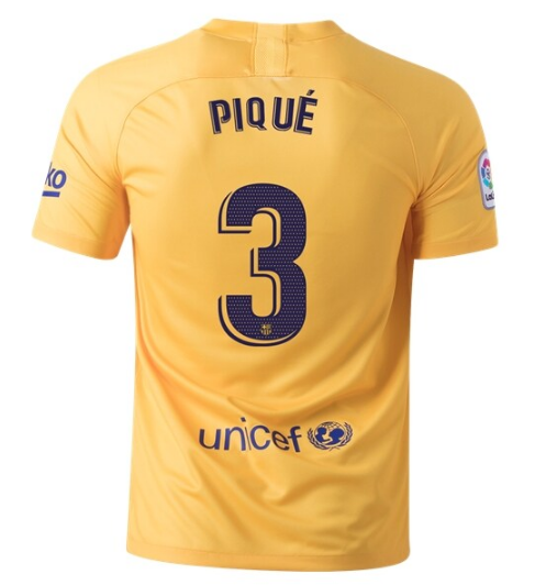 Barcelona Fourth Soccer Jersey Shirt Gerard Pique #3 2019/20